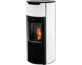 Poêle à granulés Aduro P1.4 acier noir/blanc 8 kW