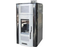 Poêle à pellets Strebel Varan 1.14 gris acier 11,9 kW