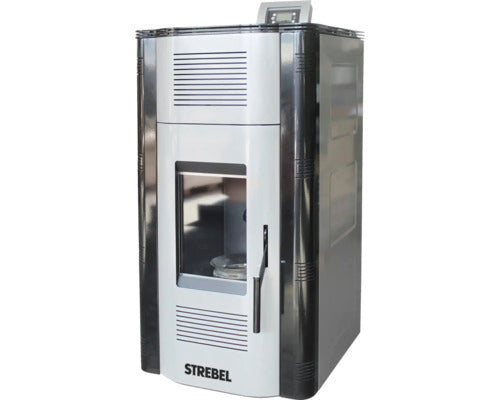 Poêle à pellets Strebel Varan 1.14 gris acier 11,9 kW