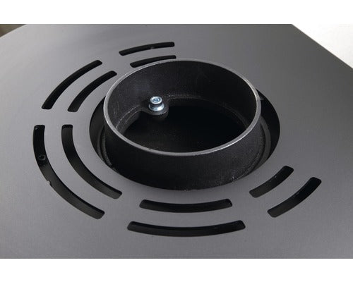Cheminée Aduro 9 acier noir avec tiroir 6 kW