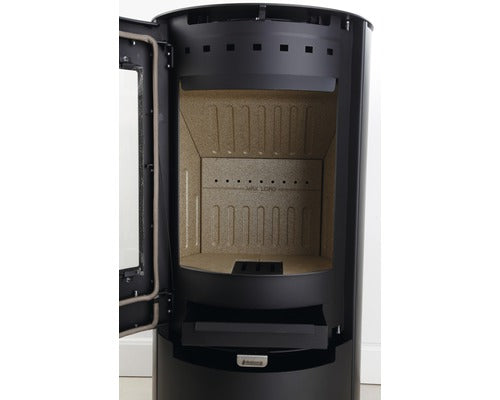 Cheminée Aduro 9 acier noir avec tiroir 6 kW