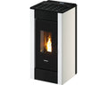 Poêle à granulés FreePoint Sharp Airtight acier blanc 7 kW